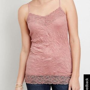 Lace trim cami